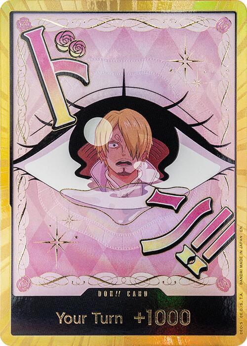 DON!! Card (Pudding) (Gold)