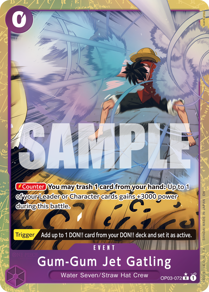 Gum-Gum Jet Gatling (Alternate Art)
