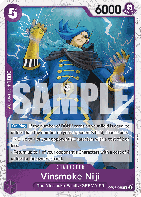 Vinsmoke Niji (OP06-065) (Jolly Roger Foil)