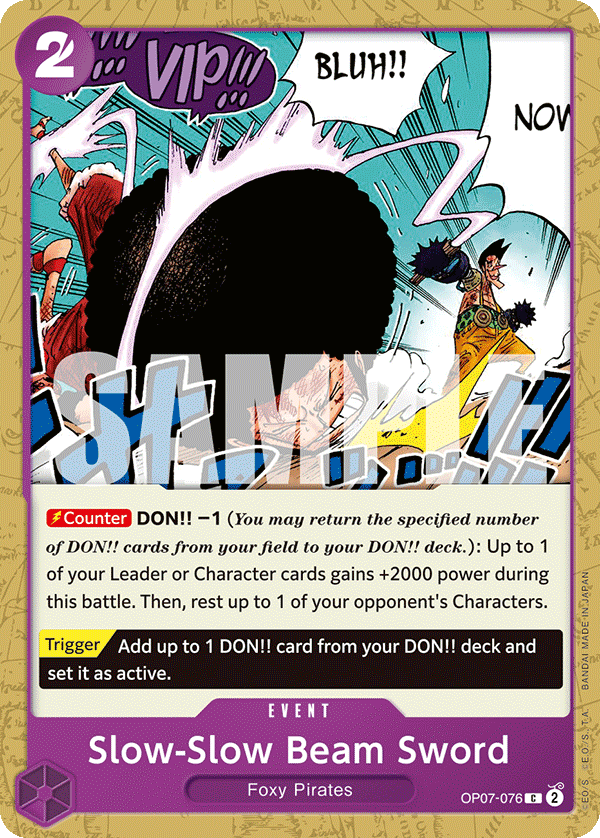 Slow-Slow Beam Sword (Pirate Foil)