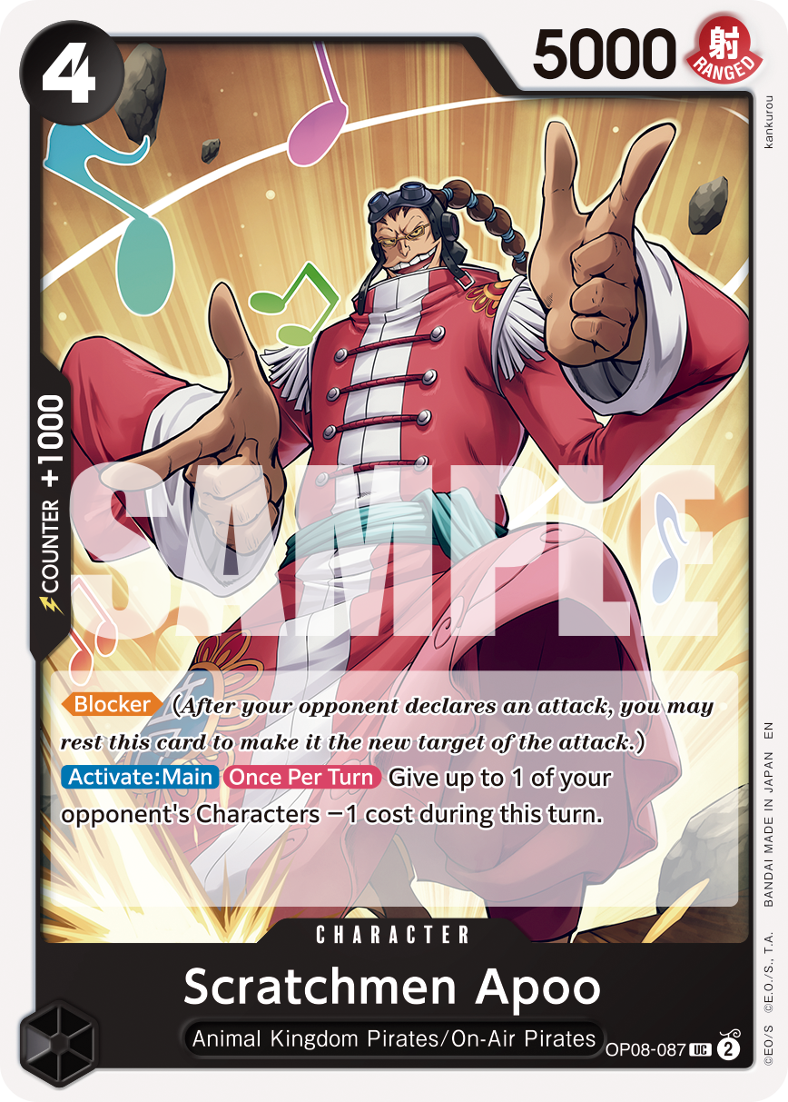Scratchmen Apoo - OP08-087 (Reprint)