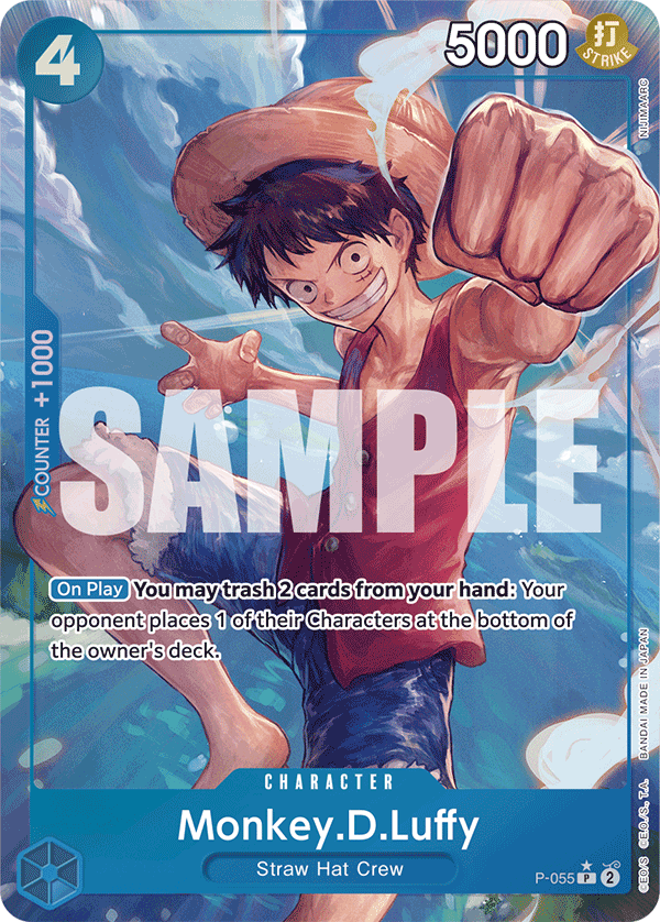 Monkey.D.Luffy (P-055) (Full Art)