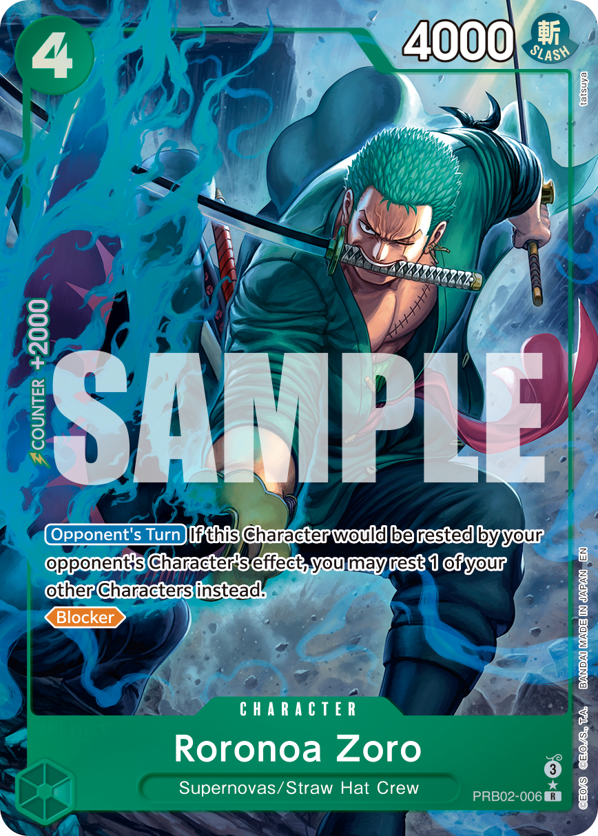Roronoa Zoro - PRB02-006 (Alternate Art)