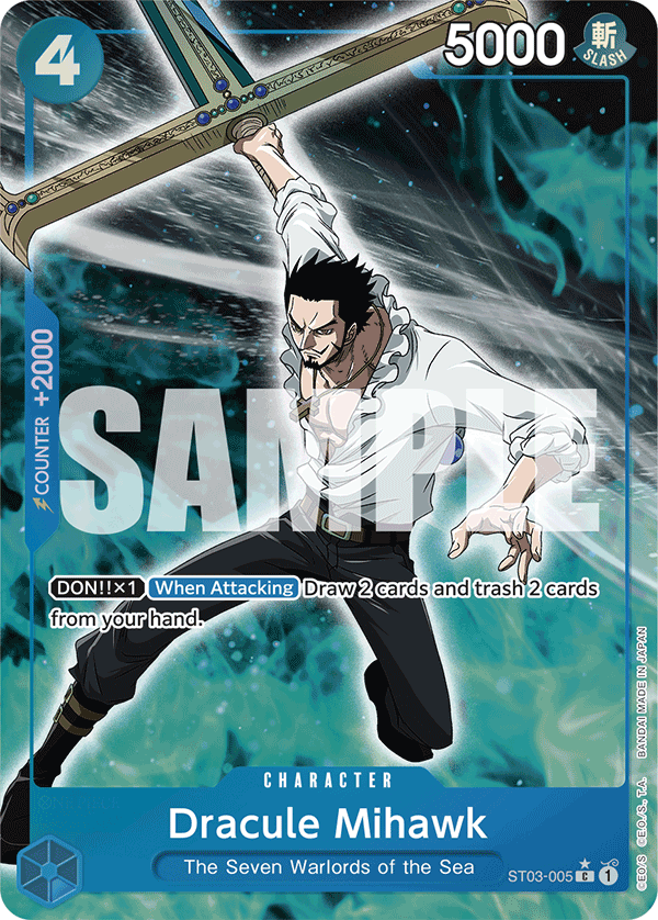 Dracule Mihawk (ST03-005) (Full Art)