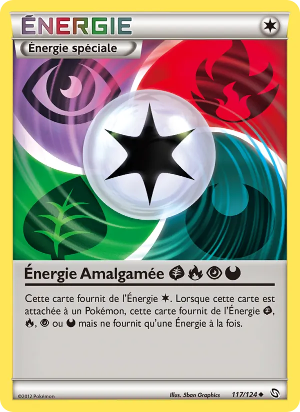 Énergie Amalgamée GrassFirePsychicDarkness