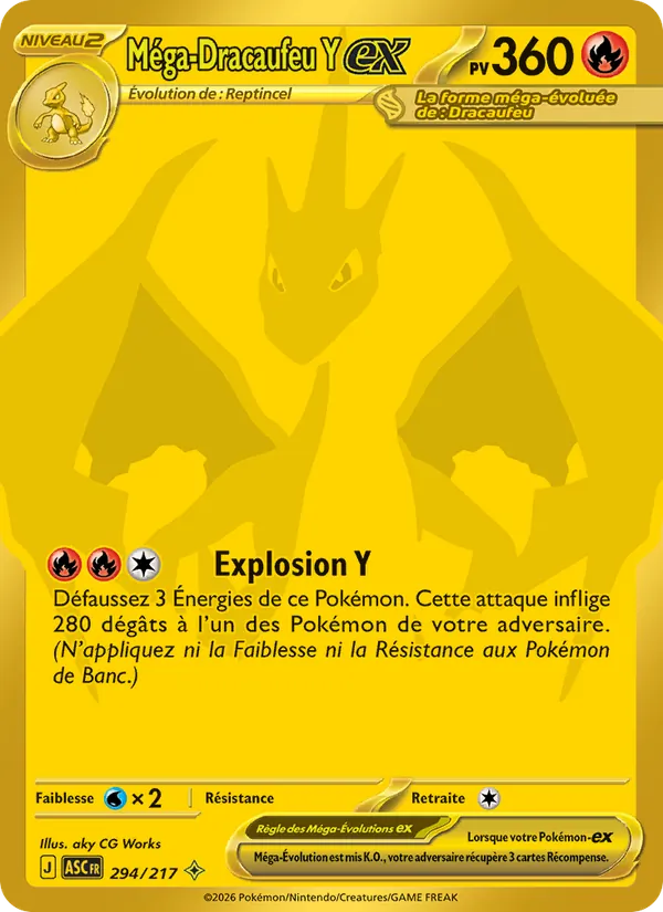 Méga-Dracaufeu Y-ex