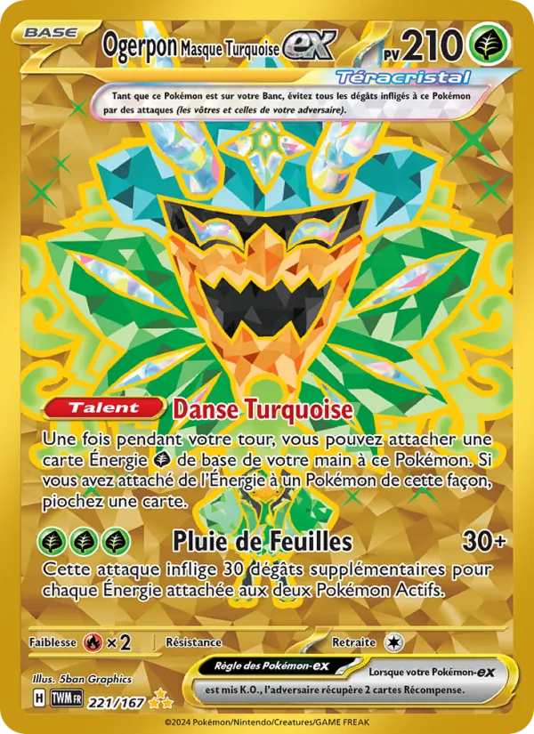 Ogerpon Masque Turquoise-ex
