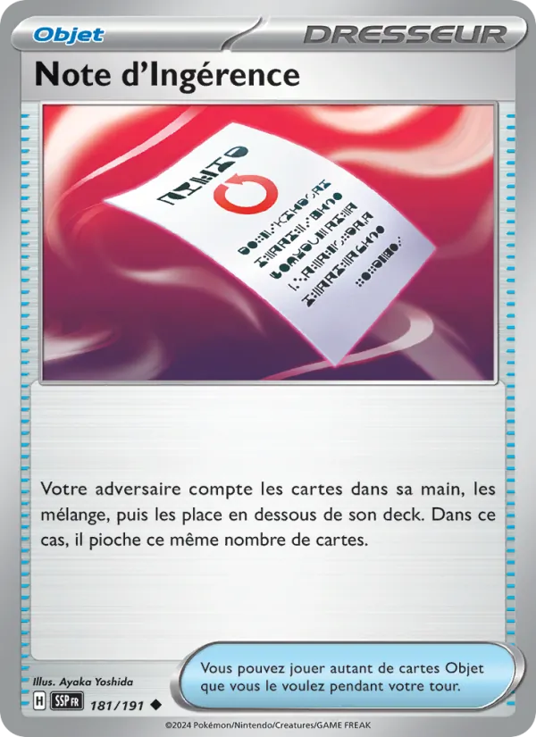 Note d'Ingérence