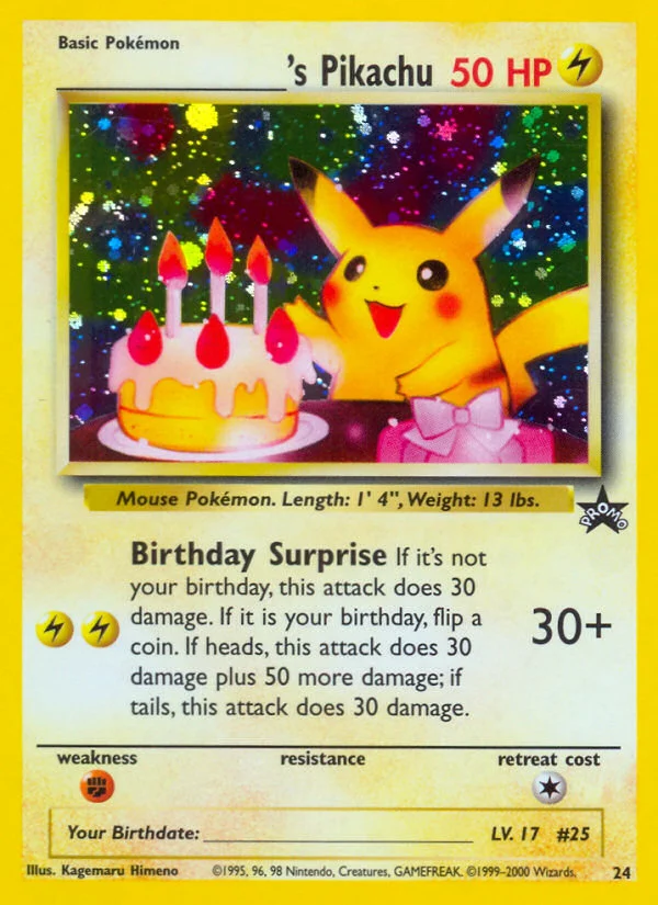Pikachu de ________