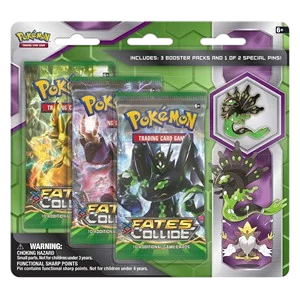 Fates Collide: Zygarde Pin 3-Pack Blister
