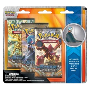 Steam Siege: Shiny Mega Gardevoir Pin 3-Pack Blister
