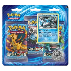 Evolutions: Black Kyurem 3-Pack Blister