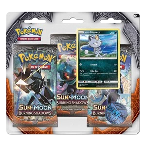 Burning Shadows: Alolan Meowth 3-Pack Blister