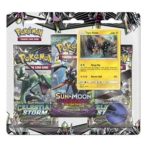 Celestial Storm: Tapu Koko 3-Pack Blister