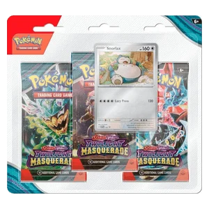 Twilight Masquerade: Snorlax 3-Pack Blister
