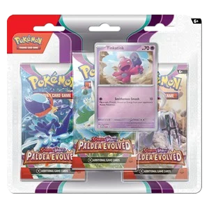 Paldea Evolved: Tinkatink 3-Pack Blister