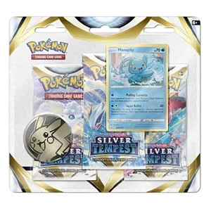 Silver Tempest: Manaphy 3-Pack Blister