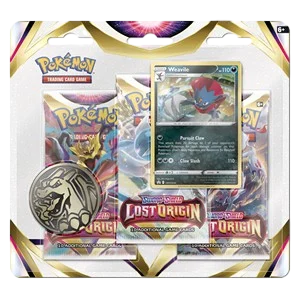 Lost Origin: Weavile 3-Pack Blister