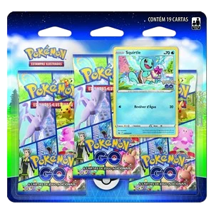 Pokémon GO: Squirtle 3-Pack Blister