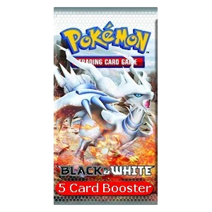 Booster (5 cartes) — Noir & Blanc