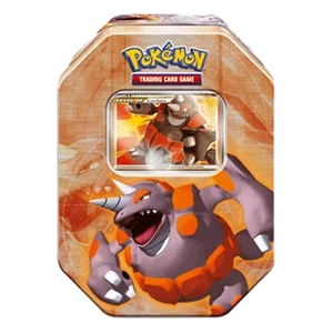 Tin 2008 Fall Collector's Rhinastoc LV.X — Pokémon