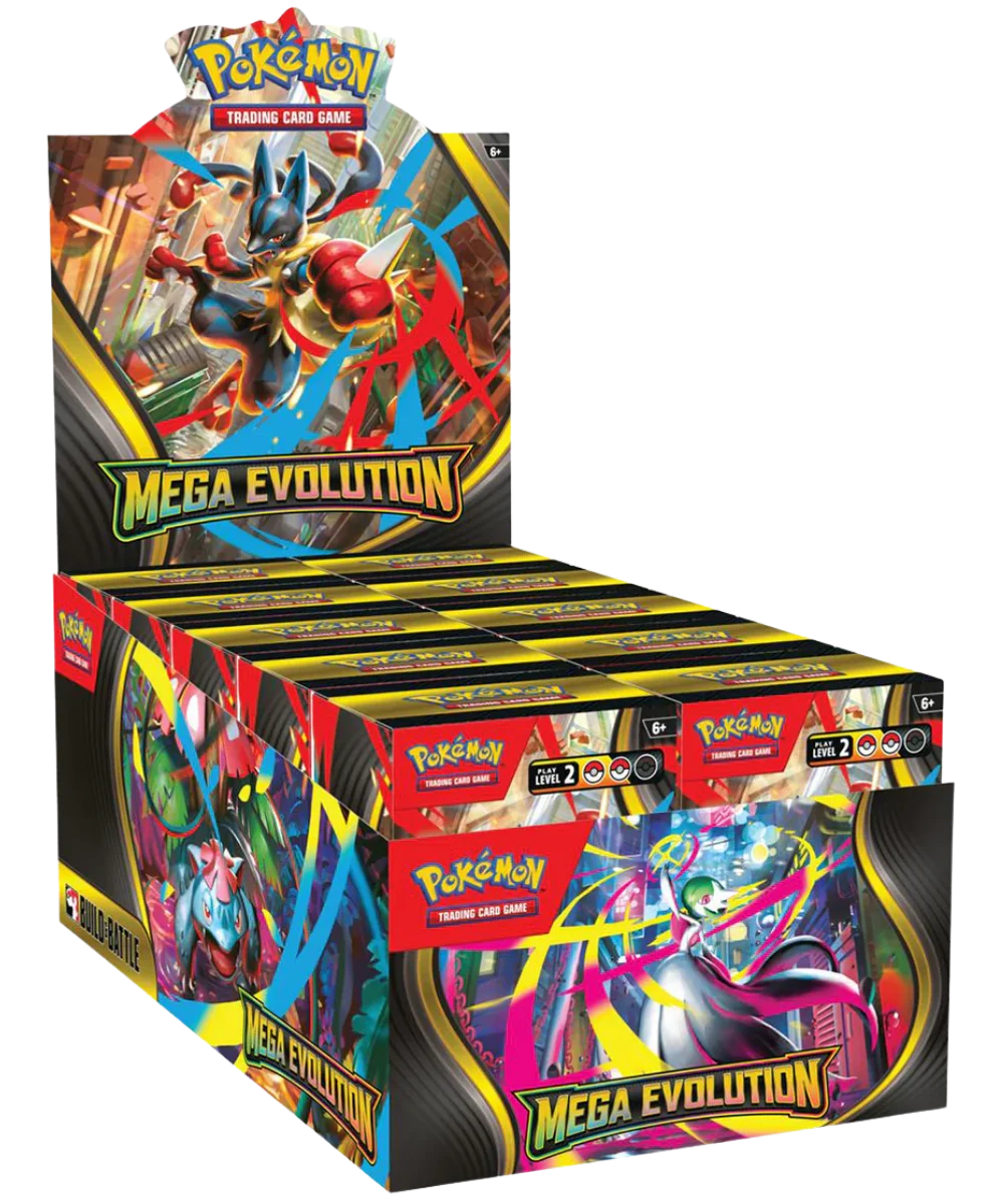 Mega Evolution Build & Battle Box Display