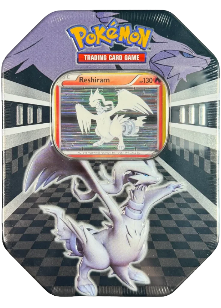 Tin New Legends Reshiram — Noir & Blanc