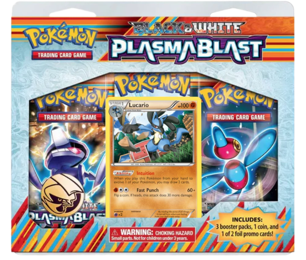 Plasma Blast: 3-Pack Blister (Lucario)