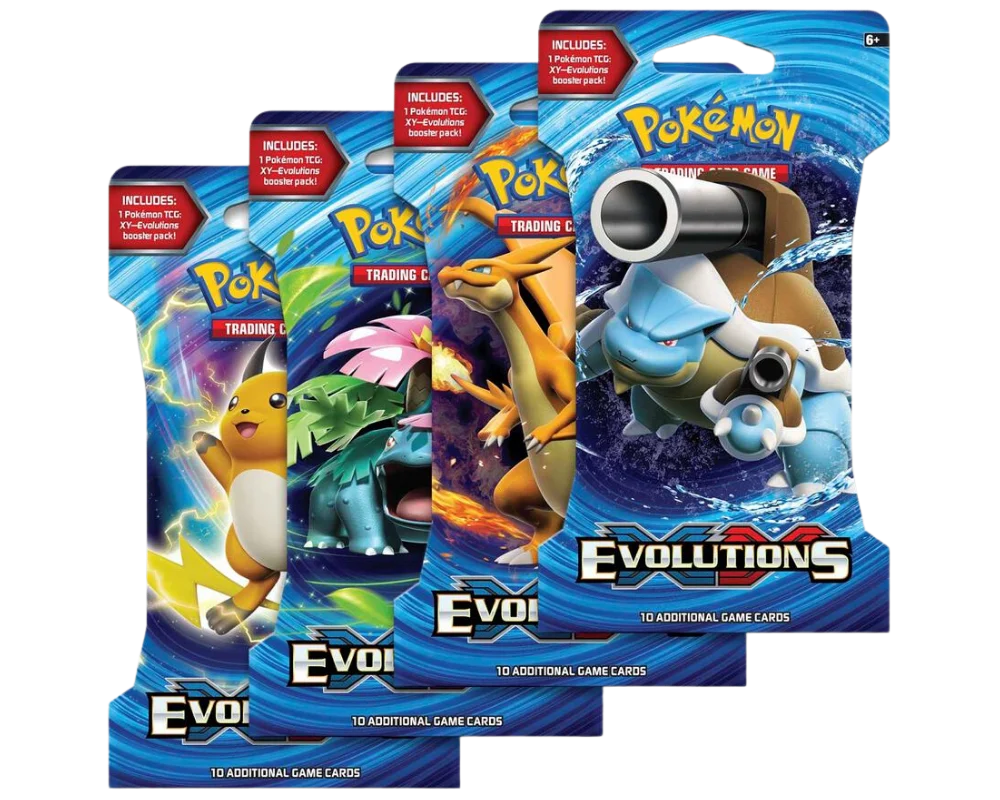 Evolutions: Sleeved Booster Pack Art Set
