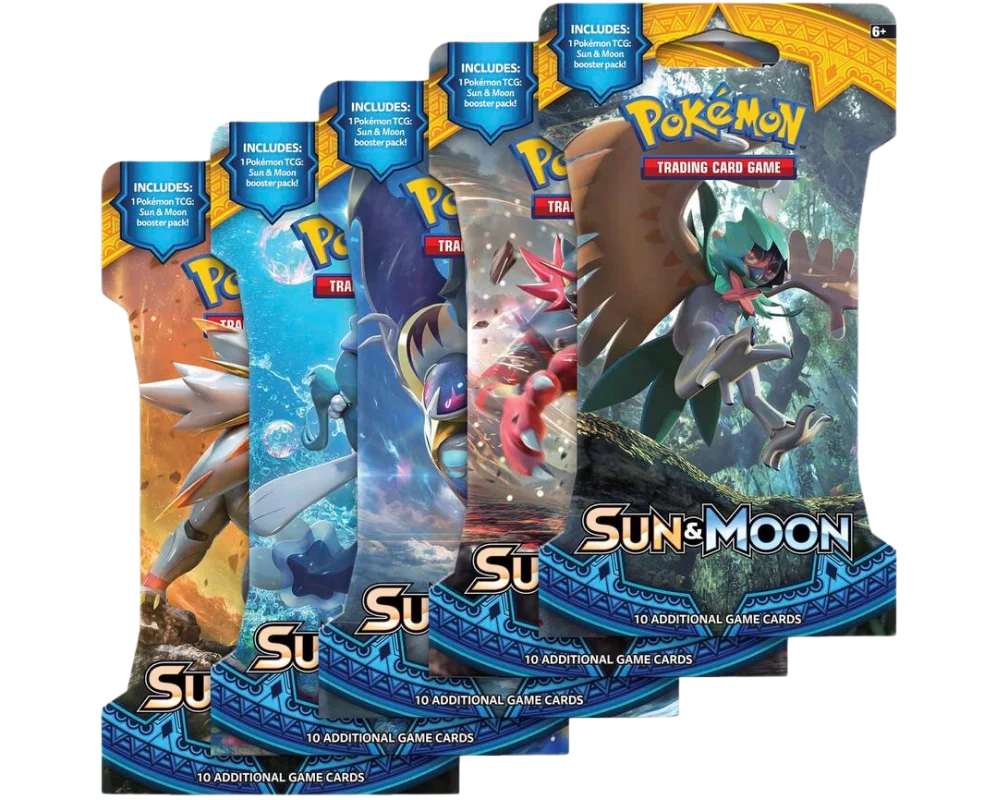 Sun & Moon: Sleeved Booster Pack Art Set