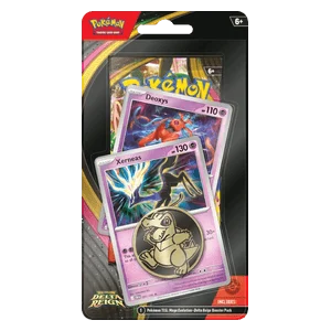 Blister Checklane Xerneas Deoxys Premium — Règne Delta (Anglais)