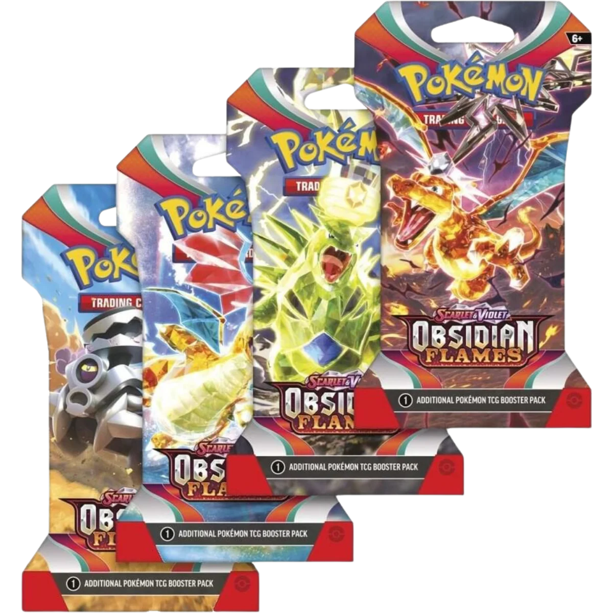 Obsidian Flames: Sleeved Booster Pack Art Set