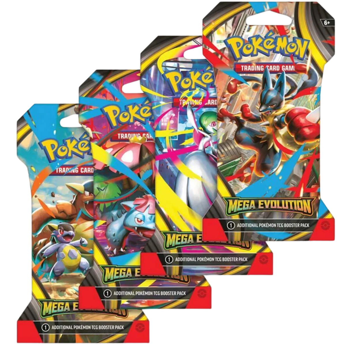 Mega Evolution: Sleeved Booster Pack Art Set