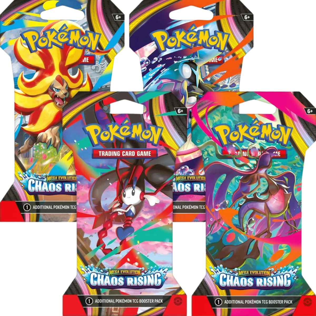 Chaos Rising: Sleeved Booster Pack Art Set