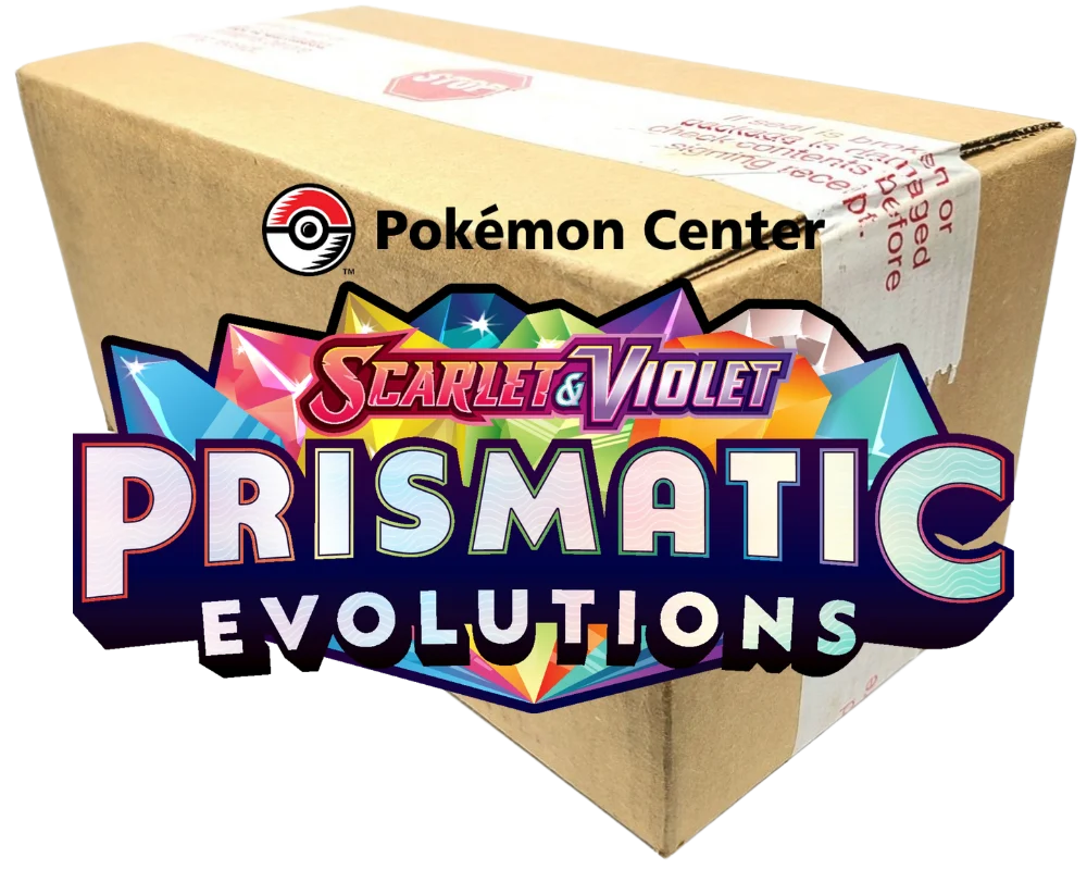 Prismatic Evolutions: Pokemon Center Elite Trainer Box Case