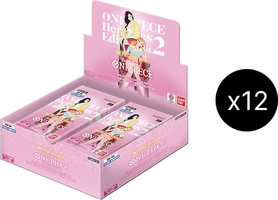 Case de Displays Extra Booster One Piece Heroines Vol.2 — Extra Booster: One Piece Heroine's Edition Vol. 2 (Anglais)