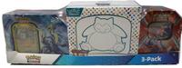 Tin Costco Pokemon Collector 3 Pack Scarlet Violet 151 ETB Paldea Legends (Anglais)