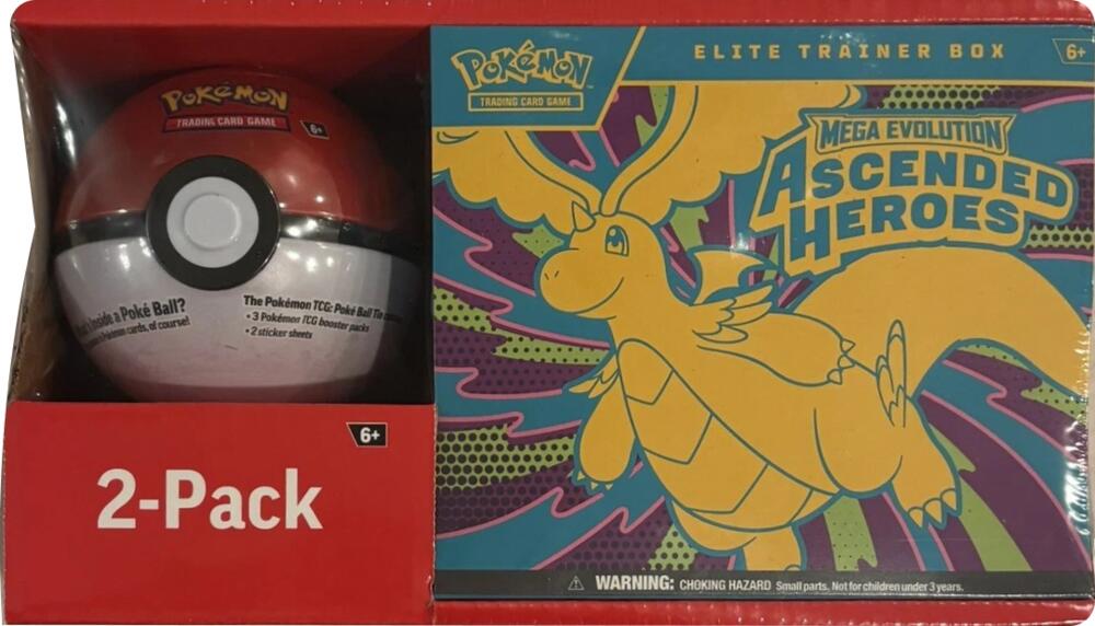 Elite Trainer Box Ascended Heroes Pokeball Sam's Club (Anglais)