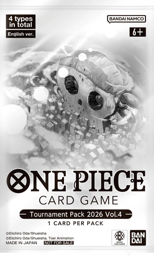 Tournament Pack 2026 Vol. 4 — One Piece Promotion Cards (Anglais)