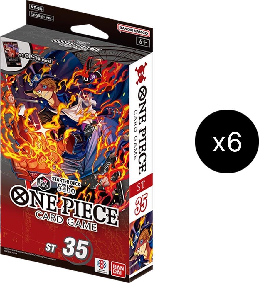 Display — Starter Deck 35: RED/BLACK Sabo (Anglais)