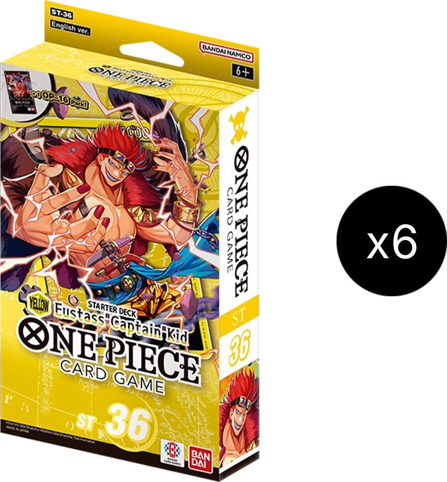 Starter Deck 36 YELLOW Eustass”Captain”Kid Display — Starter Deck 36: YELLOW Eustass"Captain"Kid (Anglais)