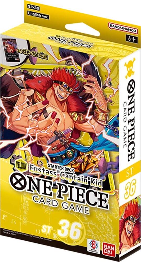 Starter Deck 36 YELLOW Eustass”Captain”Kid — Starter Deck 36: YELLOW Eustass"Captain"Kid (Anglais)