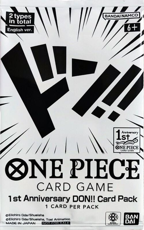 1st Anniversary DON!! Pack — One Piece Promotion Cards (Anglais)