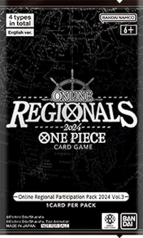 Online Regional Participation Pack 2024 Vol. 3 — One Piece Promotion Cards (Anglais)