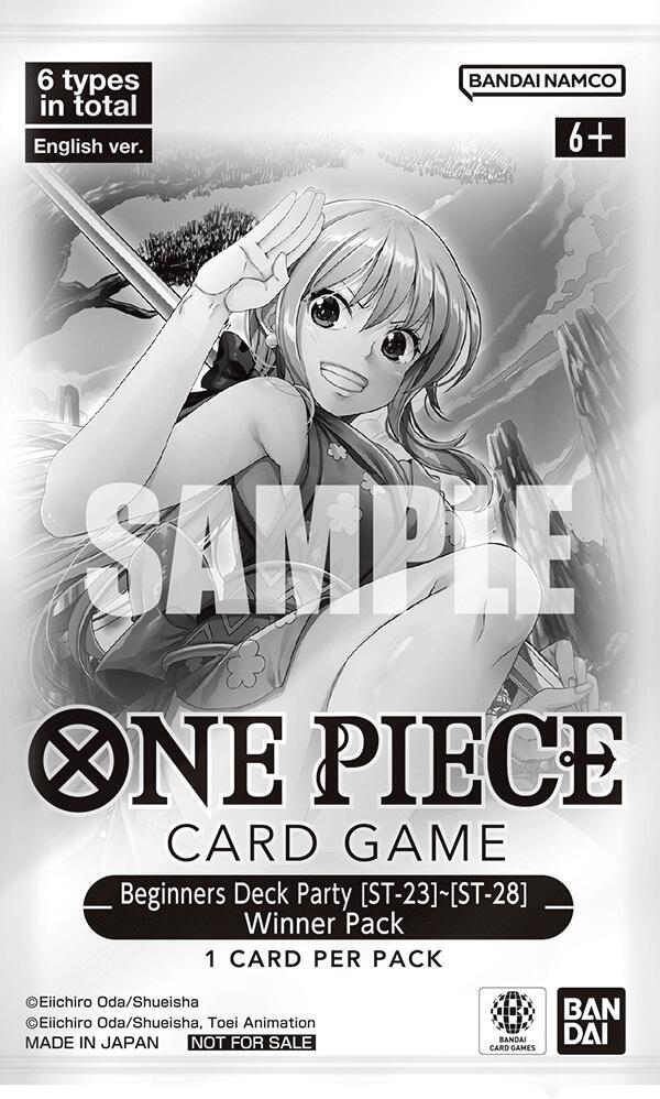 Deck Beginners Party ST 23 28 Winner Pack — One Piece Promotion Cards (Anglais)