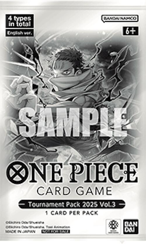 Tournament Pack 2025 Vol. 3 — One Piece Promotion Cards (Anglais)
