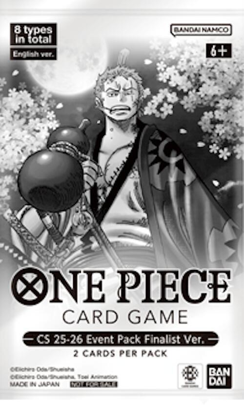 CS 25 26 Event Pack Finalist Ver. — One Piece Promotion Cards (Anglais)