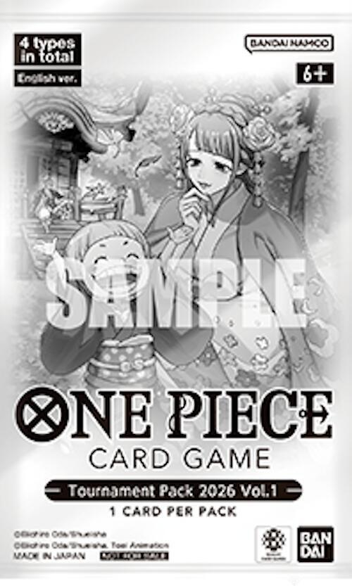 Tournament Pack 2026 Vol. 1 — One Piece Promotion Cards (Anglais)