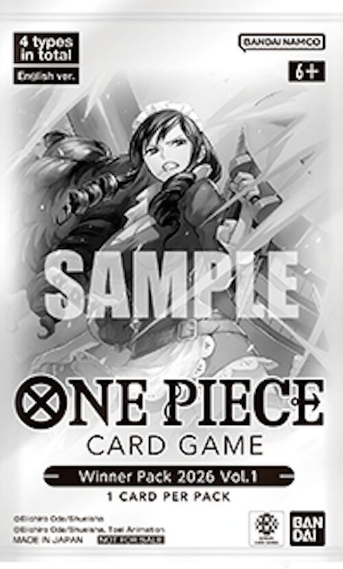 Winner Pack 2026 Vol. 1 — One Piece Promotion Cards (Anglais)