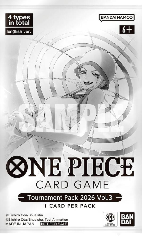Tournament Pack 2026 Vol. 3 — One Piece Promotion Cards (Anglais)